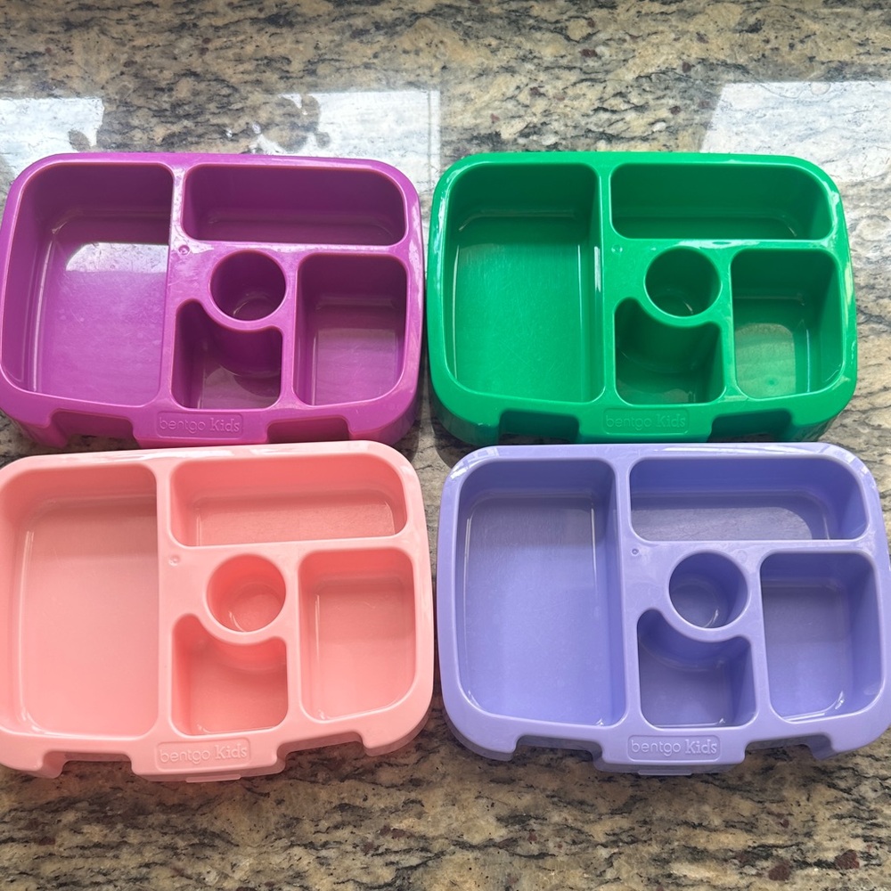 Bento Kids Vibrant Lunch Insert Set